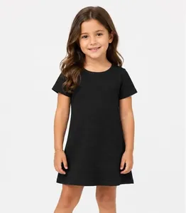 Vestido Infantil Menina Em Malha Puvil Select Preto 10