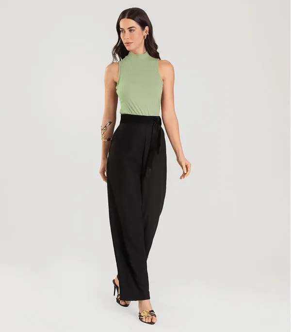 Regata Gola Alta Feminina Dianna Verde M