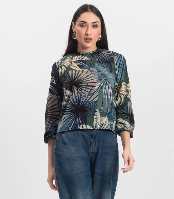 Blusa Manga Longa Infinita Cor Verde P