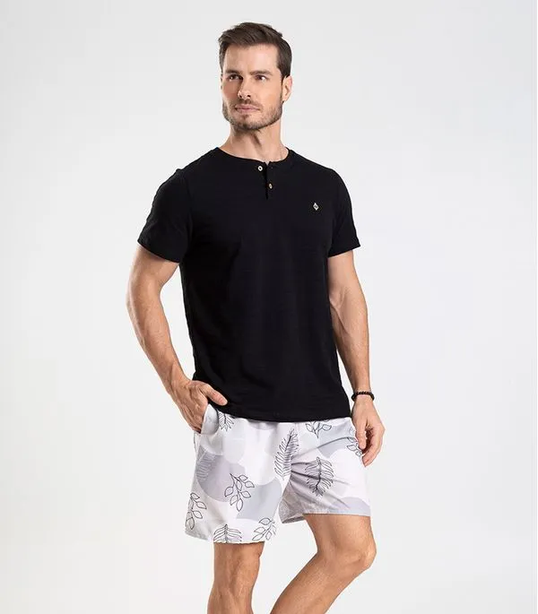 Bermuda Masculina De Microfibra Long Bong Cinza P