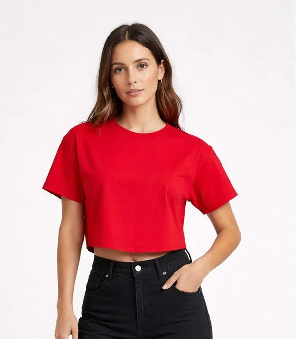 Blusa Feminina Com Manga Deslocada Infinita Cor Vermelho P