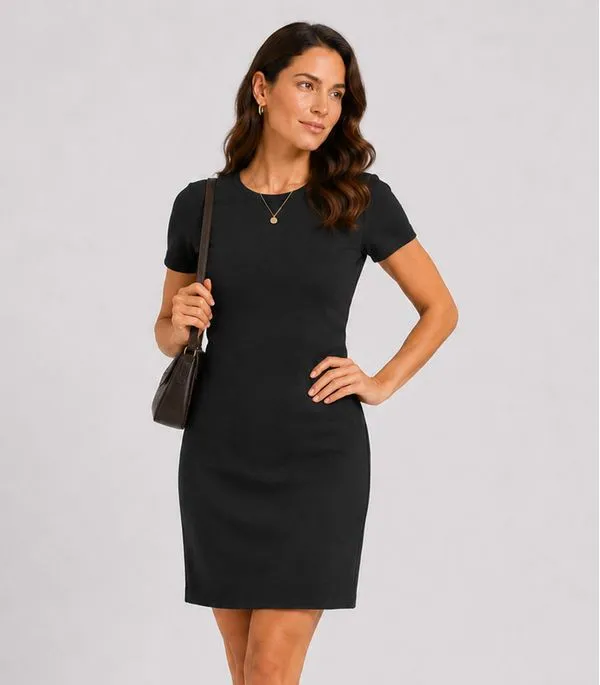 Vestido Feminino Em Tecido Henera Infinita Cor Preto G