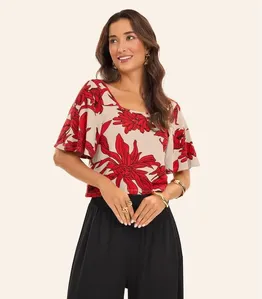 Calça Pantalona Feminina Visco Maquinetada Rovitex Preto GG