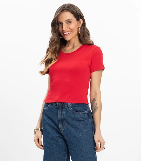 Blusa Feminina Infinita Cor Vermelho M