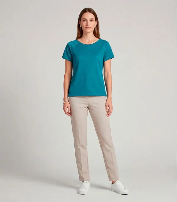 Blusa Feminina Básica Infinita Cor Azul M