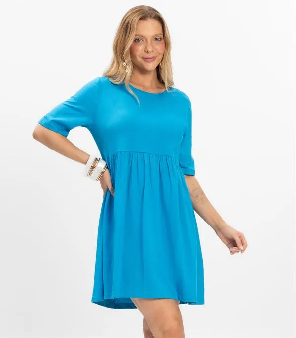Vestido Feminino Liso Select Azul M