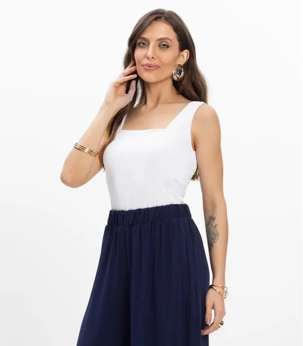Regata Feminina Rovitex Branco P