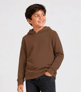 Blusão Com Capuz Moleton Penteado Masculino Select Marrom 10