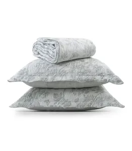 Kit Cobre Leito Matelassê Solteiro Appel Cinza UN
