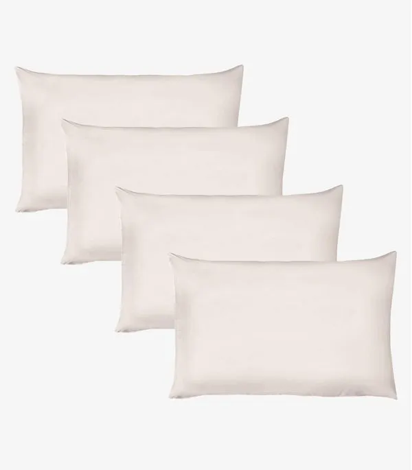 Kit 4 Fronhas Avulsas Lisas Vivaldi Off White UN