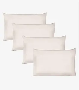 Kit 4 Fronhas Avulsas Lisas Vivaldi Off White UN