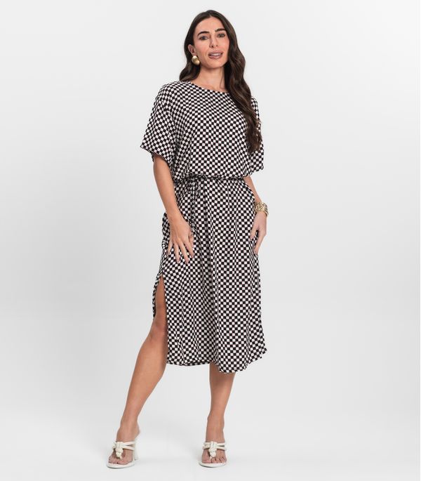 Vestido Midi Infinita Cor Preto G