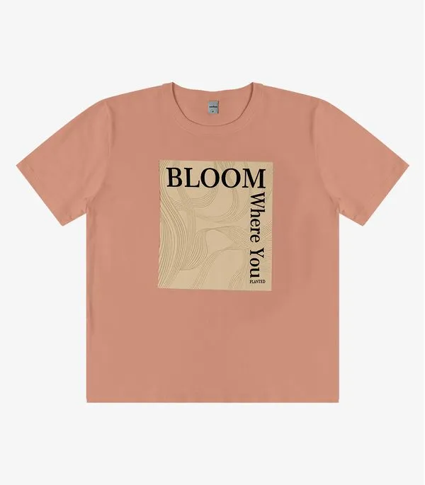 T- Shirt Feminina em Meia Malha Rovitex Marrom G