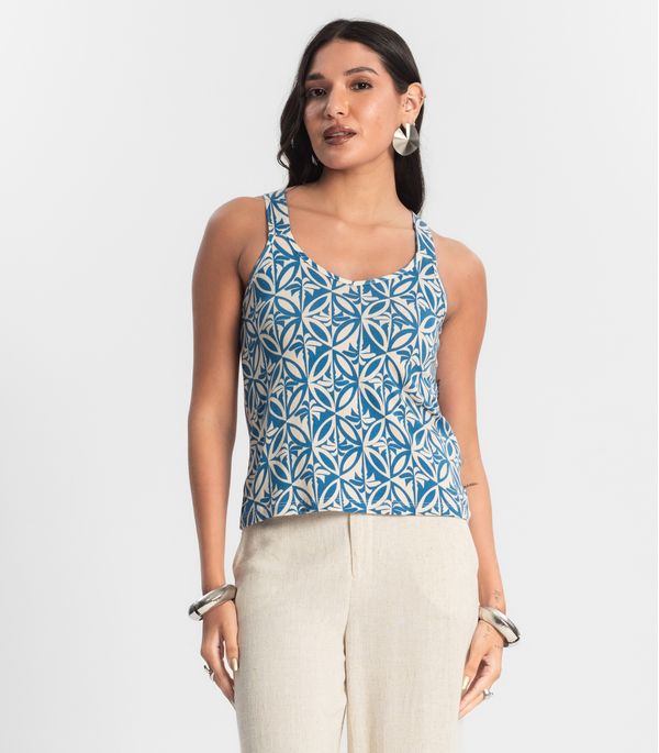 Regata Feminina Rovitex Azul M