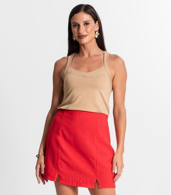 Regata Feminina Rovitex Marrom P