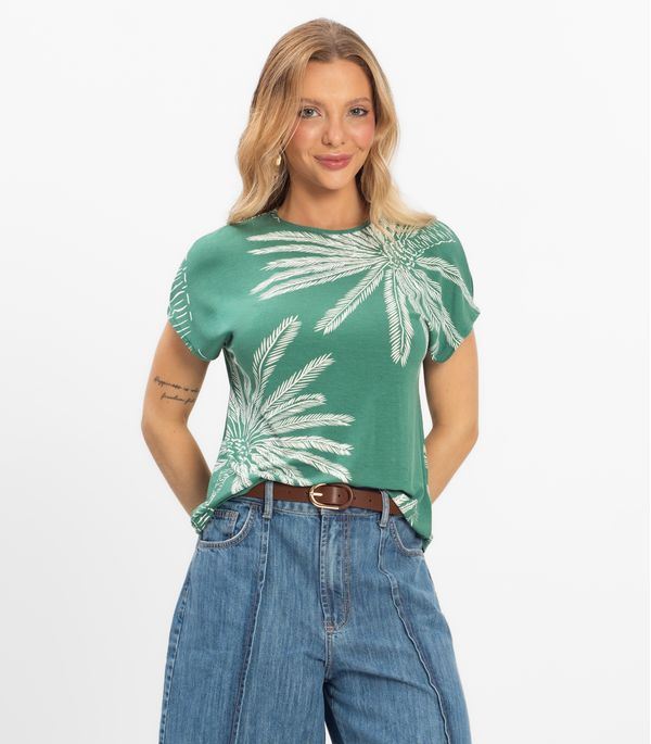 Blusa Feminina Viscotorcion Rovitex Verde G