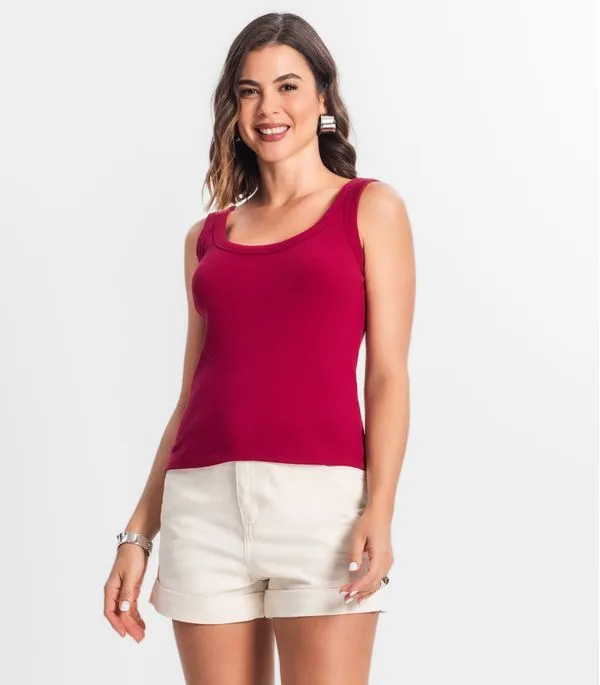 Regata Feminina Básica Select Vermelho M
