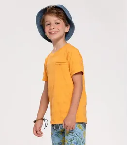 Camiseta Infantil Masculina Trick Nick Amarelo 1