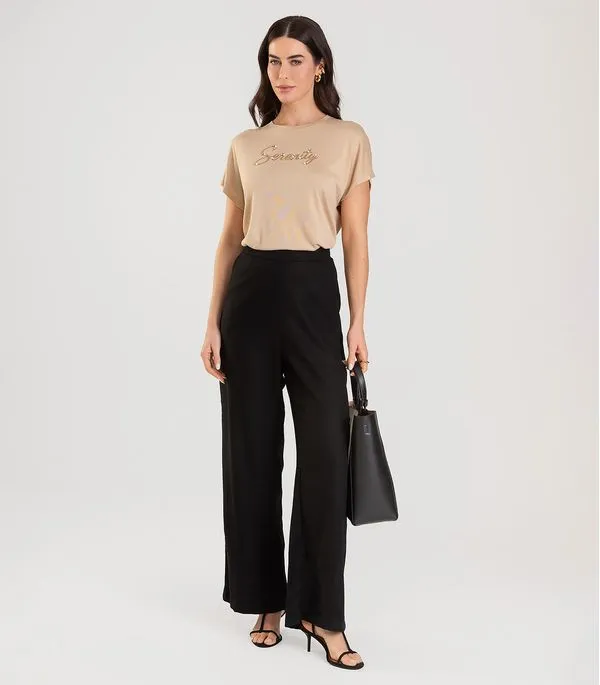 Blusa Feminina Dianna Bege PP