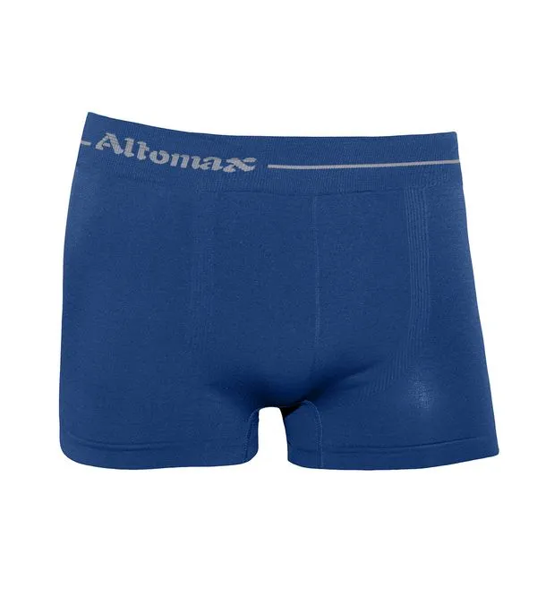 Cueca Boxer Lisa Microfibra Altomax Azul P