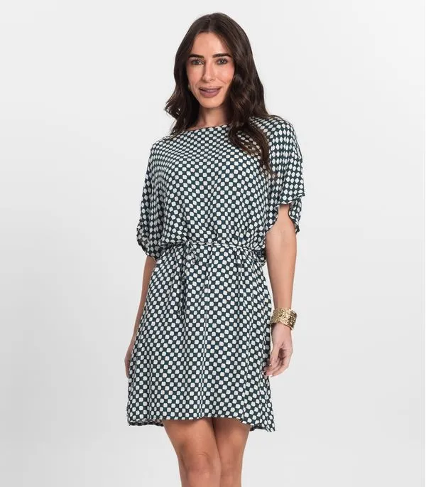 Vestido Feminino Estampado Infinita Cor Verde M