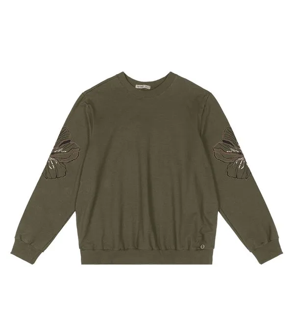 Moletom Feminino Plus Size Secret Glam Verde Plus G4