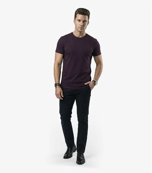 Camiseta Masculina Básica Select Roxo G