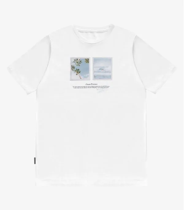 Camiseta Masculina Cotton Leve Diametro Branco M