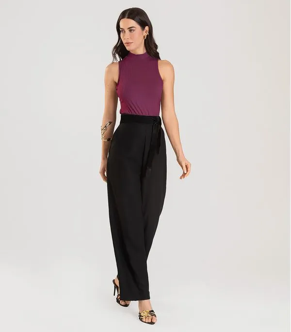 Regata Gola Alta Feminina Dianna Vermelho G