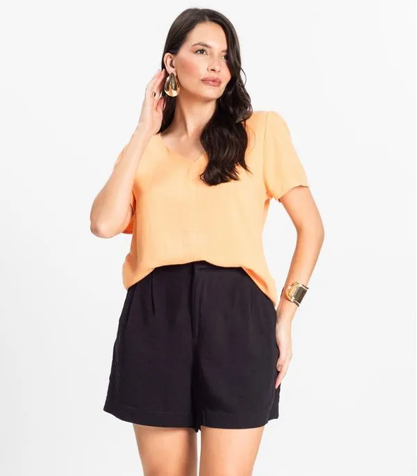 Blusa Feminina Comfy Select Laranja G