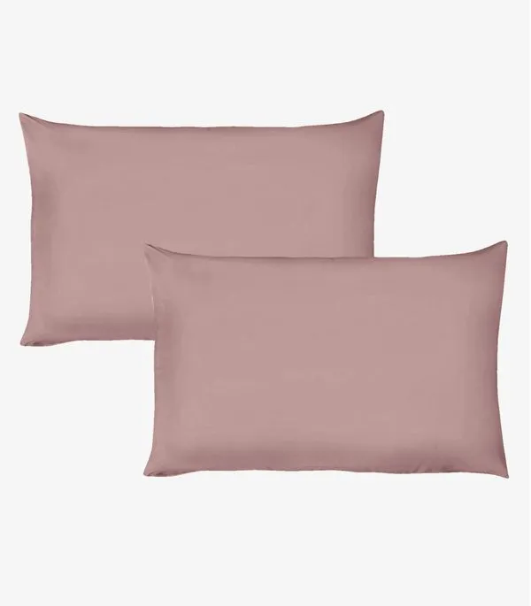 Kit 2 Fronhas Avulsas Premium Fio Penteado Lisa Vivaldi Rosa UN