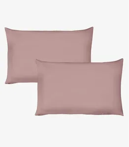 Kit 2 Fronhas Avulsas Premium Fio Penteado Lisa Vivaldi Rosa UN