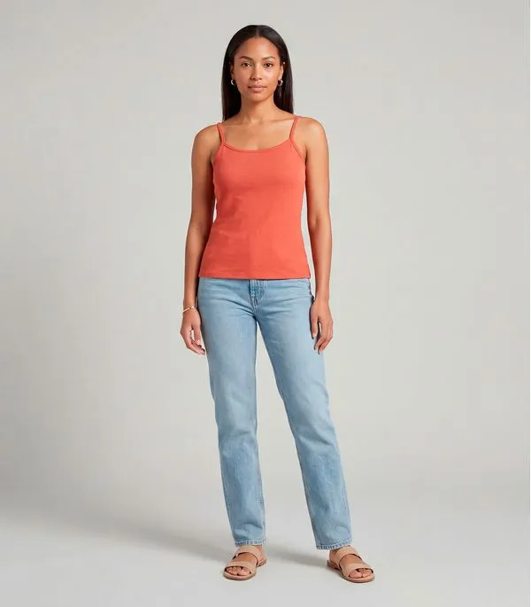 Blusa Feminina Com Alça Fina Infinita Cor Vermelho M