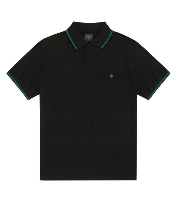 Polo Piquet Masculina Diametro Preto GG