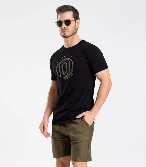 Bermuda Masculina Moletinho Gorgurinho Diametro Verde P