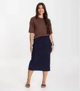 Saia Feminina Select Azul P