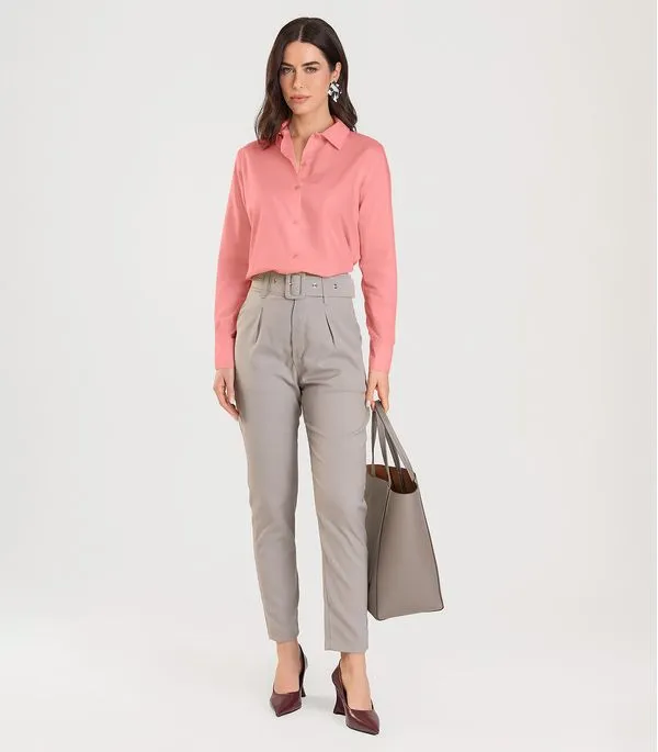 Camisa Feminina manga longa Dianna Pitanga G
