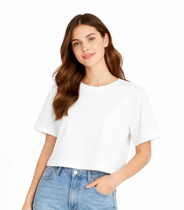 Blusa Feminina Básica Malha Suplex Infinita Cor Bege P