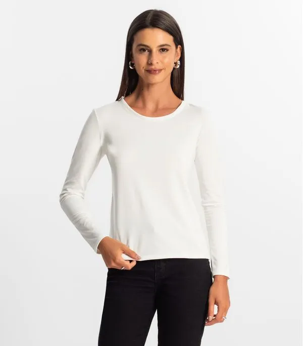 Blusa Feminina Manga Longa Térmica Rovitex Bege P
