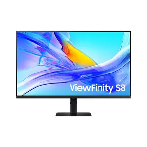 Monitor Samsung ViewFinity S8 32", 4K, USB-C (90W), USB Hub, Display Port, HDMI, HAS Preto
