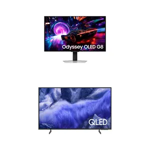 Monitor Odyssey OLED G8 32" 4K + TV 50" QLED Ultra 4K Combo