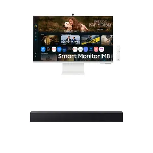 Smart Monitor Samsung M8 32" + Soundbar Samsung HW-B400F Combo