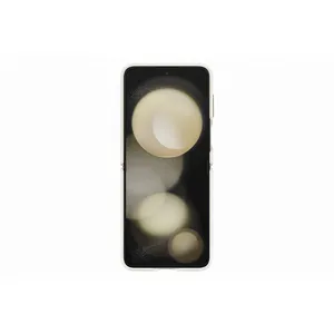 Capa Protetora Samsung Couro Flap Galaxy Z Flip5 Creme