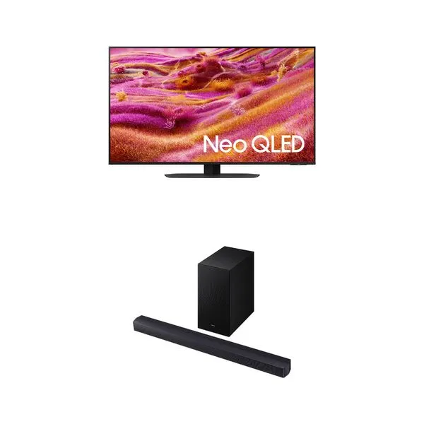Samsung Vision AI TV 43" NEO QLED QN90F + HW-B450F