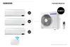 Ar Condicionado Tri-Split Samsung WindFree 24.000 BTUs (Hi Wall 3x12.000) Quente/Frio com WiFi 220V