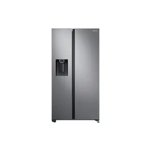 Geladeira Samsung RS65R Frost Free Side by Side com Dispenser de Água e Gelo 617L Inox Look 110V
