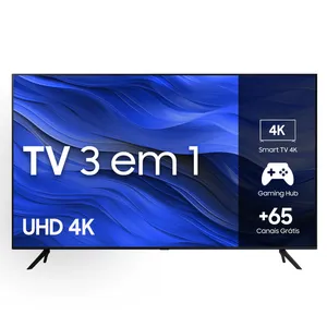 Smart TV Samsung 65" UHD 4K 65CU7700 2023, Processador Crystal 4K, Gaming Hub Tela sem Limites 65"