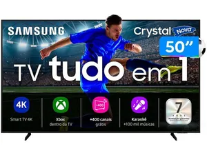 Smart TV 50" Samsung UHD 4K Crystal UHD U8600F UN50U8600FGXZD Tizen Crystal 4K Bixby e Alexa 3 HDMI