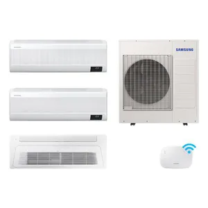 Ar Condicionado Tri-Split Samsung WindFree 34.000 BTUs (1x22000 -2X9000) Quente/Frio com WiFi 220V