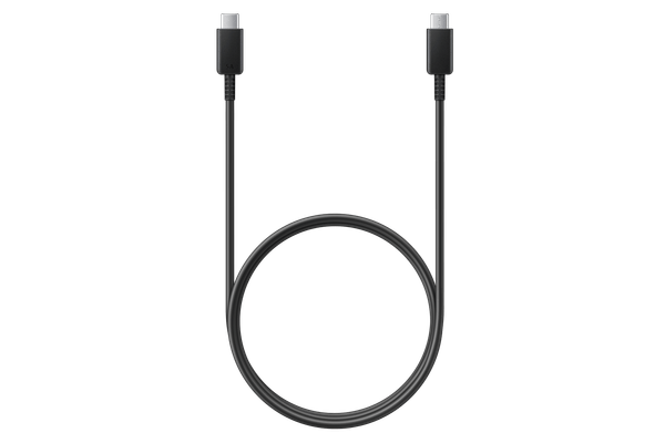 Conector padrão USB Tipo-C para Tipo-C com 1m de comprimento Preto